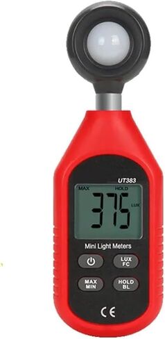UT383 Digital Lux Light Meter for Illuminance Photography and LED Testing | Wide-range sensor measures illuminance in Lux or FC with clear display, data hold and portable operation in Kuwait