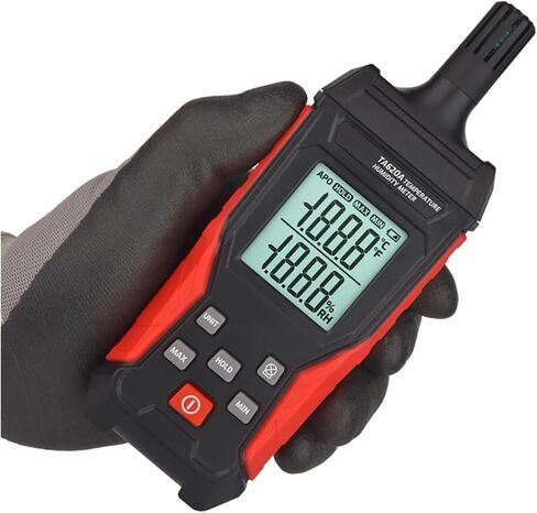 200000Lux Digital Illuminance Lux Meter Display High Precision | Wide-range sensor measures illuminance in Lux or FC with clear display, data hold and portable operation in Kuwait