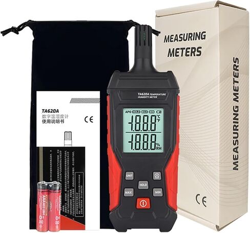 200000Lux Digital Illuminance Lux Meter Display High Precision | Wide-range sensor measures illuminance in Lux or FC with clear display, data hold and portable operation in Kuwait