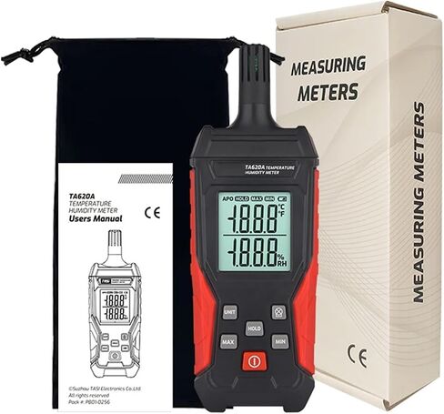 200000Lux Digital Illuminance Lux Meter Display High Precision | Wide-range sensor measures illuminance in Lux or FC with clear display, data hold and portable operation in Kuwait