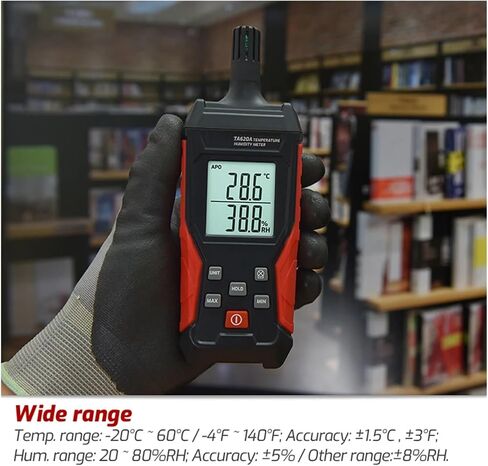 200000Lux Digital Illuminance Lux Meter Display High Precision | Wide-range sensor measures illuminance in Lux or FC with clear display, data hold and portable operation in Kuwait
