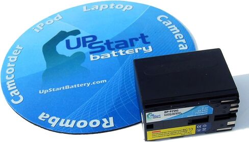 BP-970G 0972B002 Battery Replacement (7500mah, 7.4v, Li-ion) for Canon Camcorder - Compatible with Canon G10, Canon XL1, Canon GL2, Canon XL2, Canon XH-A1, Canon XF300, Canon XH A1, Canon GL1 | Compatible with Canon XF300, XH A1, GL1 - (7500mah, 7.4V, Li- in Kuwait
