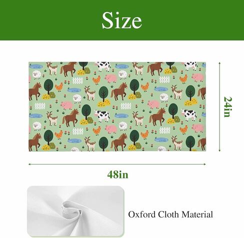 Cartoon Farm Magnetic Fluorescent Light Covers for Ceiling Lights 2x4 Ft,Funny Cow Horse Sheep Pig Chicken Trees Office Classroom Kitchen Drop Ceiling Light Covers Lighting Filters Shade Panel 3 Packs in Kuwait