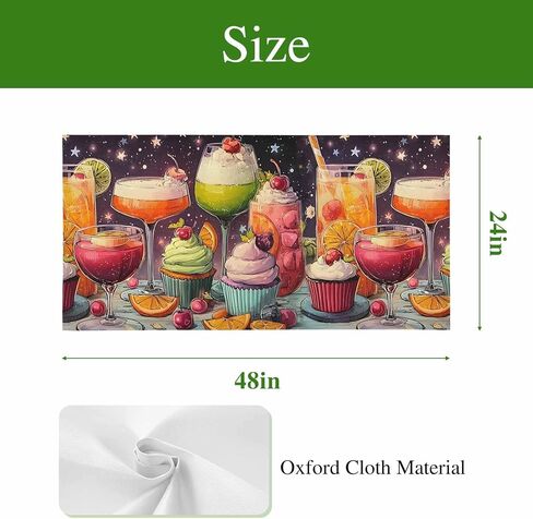 Cartoon Cupcakes Magnetic Fluorescent Light Covers for Ceiling Lights 2x4 Ft, Funny Cute Food Starry Sky Pink Office Classroom Kitchen Drop Ceiling Light Covers Lighting Filters Shade Panel 2 Packs in Kuwait