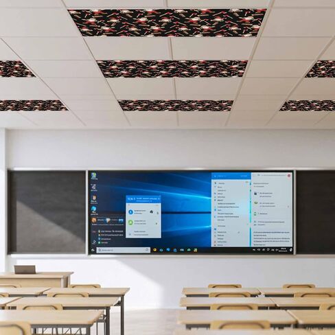 Christmas Gnomes Magnetic Fluorescent Light Covers for Ceiling Lights 2x4 Ft,Black Xmas Star Hat Axe Wood Cartoon Office Classroom Kitchen Drop Ceiling Light Covers Lighting Filters Shade Panel 3Packs in Kuwait