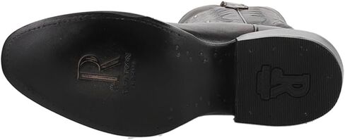 R. Watson Men's Black Cherry Brush Off Round Toe Cowboy Boot in Kuwait