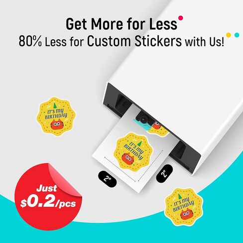 Liene PixCut S1 Color Sticker Printer & Cutting Machine - All-in-One Sticker Maker for DIY Crafts, Custom Labels & Gifts. Thermal Dye-Sublimation Photo Printer, 300 DPI, Precise AI Auto-Cutting in Kuwait