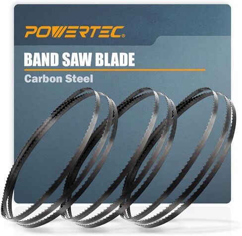 POWERTEC 80 Inch Bandsaw Blades Assortment for Woodworking, Band Saw Blades for Sears Craftsman 12" Band Saw, 3PK (13602) in Kuwait