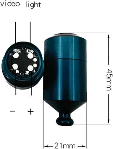1pc Underwater Fishing Camera 12-28V Vision Waterproof Fish Finder Infrared Light Accessories in Kuwait