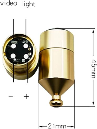 1pc Underwater Fishing Camera 12-28V Vision Waterproof Fish Finder Infrared Light Accessories in Kuwait