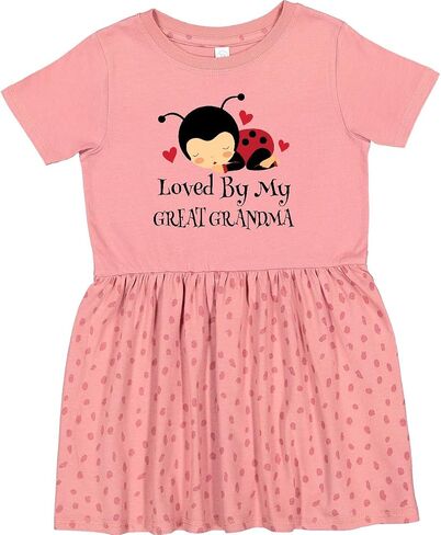 inktastic Loved By My Great Grandma Toddler Dress in Kuwait