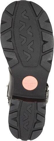 Harley-Davidson FOOTWEAR Womens Eda Zippered Motorcycle Casual Boots Mid Calf Low Heel 1-2" in Kuwait