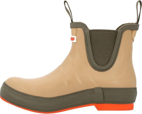 XTRATUF 7" Women’s Legacy Ankle Deck Boot - Size 6, Legacy Sahara - 100% Waterproof Latex Rubber Footwear - Slip & Chemical-Resistant Protection - Cushion Insoles in Kuwait
