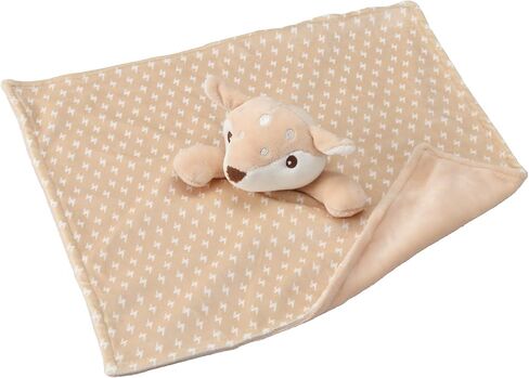 CREVENT Cozy Plush Baby Security Blanket, Loveys for Baby Girls and Boys, Birthday (Brown Deer) in Kuwait
