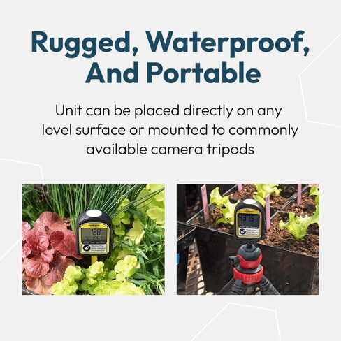DLI-600 ePAR, Daily Light Integral, and Photoperiod Meter - ePAR 400-750 nm Light Measurement Tool for Plants & Agriculture in Kuwait