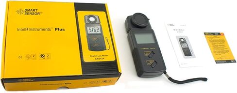 Illuminance Meter, Handheld LCD Screen Digital Illuminance Meter 1~100.000lux Illuminance Meter Solar Radiation Monitor for Farms, Shopping Malls in Kuwait