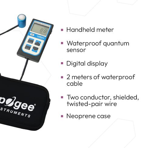 MQ-510 Full-Spectrum Quantum PAR Meter, for Underwater/Reef Tank Precision Light Measurement - All Light Sources Including LEDs in Kuwait