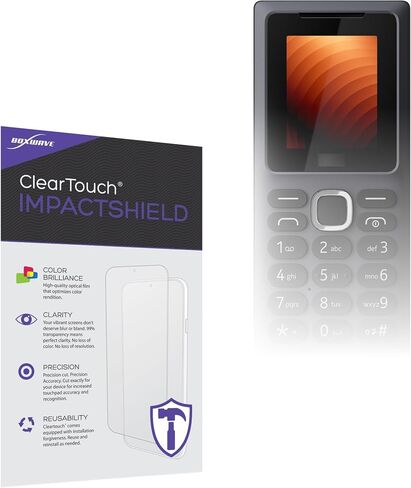 BoxWave Screen Protector Compatible With HMD 100 - ClearTouch ImpactShield (2-Pack), Impenetrable Screen Protector Flexible Film in Kuwait