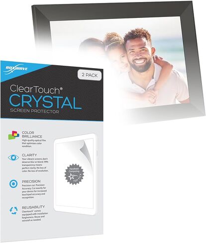BoxWave Screen Protector Compatible With AgfaPhoto Realiview APF1000 (10 in) - ClearTouch Crystal (2-Pack), HD Film Skin - Shields From Scratches in Kuwait