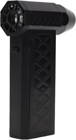 SUNGOOYUE Rechargeable Mini Fan, Compressed Air Dusters Blower with 2000Mah Battery, Handheld for Cleaning Rechargeable Mini Fan, 110000 RPM Electric (Black) in Kuwait