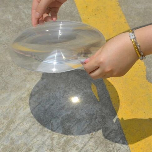 Microscope Observation Circular Diameter 30 Mm Fresnel Lens Threaded Condenser Short Focal Length Small Size for Led Flashlight(30MM._2MM) in Kuwait
