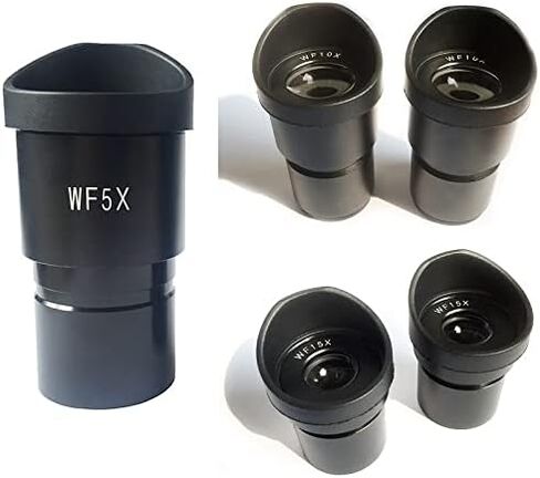 Microscope Observation Pair Wide Field Eyepiece Optical Lens, Diameter 30mm Or 30.5mm Rubber Eye Cups(WF20X-10-30.5mm) in Saudi Arabia