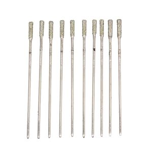 Drill Bit No. 1 2mm10pcs Set, Silicon Carbide Drill Bits, Jade Gemstone Drill Bits, Micro Solid Tip Drilling Bits, Suitable for Stone Jewelry Jade Dr (#1 2mm(10 Pieces) in Kuwait
