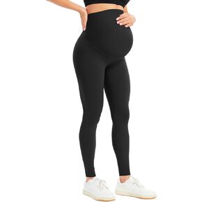BONVIGOR Maternity Leggings for Women Over the Belly | Second-skin Comfort, Full Length，Yoga, Compressiom, Stretchy, Pregnancy and Postpartum Leggings in Saudi Arabia