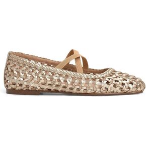 STALOV Woven Ballet Flats for Women Square Toe Criss-Cross Straps Mary Jane Flats Comfortable Dress Casual Slip on Ballerina Shoes in Saudi Arabia