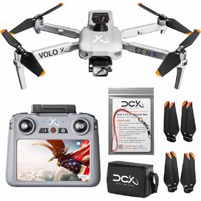 DCX Volo X EZ AI Drones – Drones with Camera for Adults 4k AI-Assisted Flight Control – FAA Approved Drone 4k Camera, 360° Obstacle Avoidance, U.S. Support – Beginner Drone for Adults in Saudi Arabia