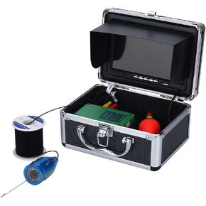 Fish Finder Underwater Fishing Camera Double Lamp 30LEDs 7Inch 15M 30M 50M IP68 Waterproof for ICE/Sea/River Fishfinder in Kuwait