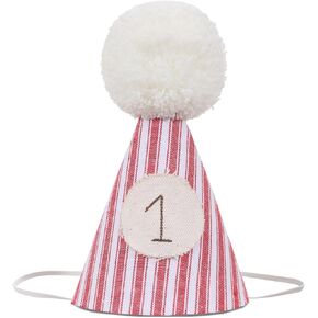 Baby Boy 1st Birthday Hat - Boho Blue Stripes First Crown for Toddler Boy, First Birthday Decor, Cake Smash Props in Saudi Arabia