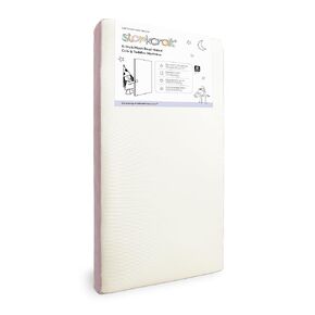 Storkcraft 6-Inch Mesh Grow-with-Me Baby Crib & Toddler Mattress | Made in USA, Dual-Sided Baby Crib Mattress, Firm Support for Safe Sleep, GREENGUARD Gold Certified, Waterproof Washable Cover in Saudi Arabia