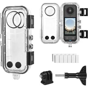 FitStill Invisible Dive Case Only for Insta 360 X5,40M/131FT Diving Depth, HD Optical Glass Lens, Dive Housing for Underwater Photography, Full Protection, X5 Accessories in Kuwait