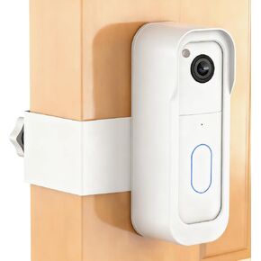 Anti-Theft Doorbell Mount for Blink Video Doorbell Camera(1st & 2nd Gen), No Drill Doorbell Camera Mount No Block Sensor & Night Vision, Renter Friendly Door Mount with Rain Cover for Home Apartment in Saudi Arabia