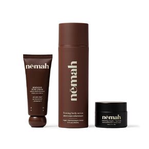 Postpartum Set, Scar Cream, Nipple Balm, Body Serum, 3 Step Routine | Restorative Cream With Antarcticine, Nursing Balm With Calendula Jojoba Mango, Firming Serum With Oat Extract And Ashwagandha in Kuwait