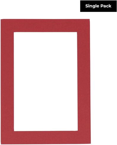 11x14 Bevel Cut Mat for 8.5x11 Photo | Red Picture Matboard for Frames Measuring 11x14 Inches - Matte to Display Art Measuring 8.5 x 11 Inches - Acid Free ONE MAT in Kuwait