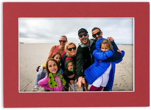 11x14 Bevel Cut Mat for 8.5x11 Photo | Red Picture Matboard for Frames Measuring 11x14 Inches - Matte to Display Art Measuring 8.5 x 11 Inches - Acid Free ONE MAT in Kuwait