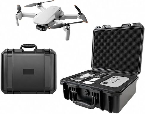 Hard Carrying Case for DJI drones, IP67 Waterproof Shockproof ABS Storage Case with Foam Insert for Drone and Accessories (H7.28‘’) in Kuwait