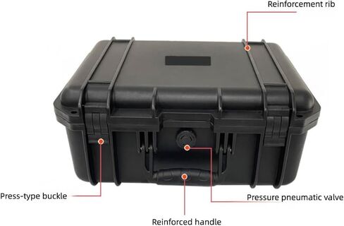 Hard Carrying Case for DJI drones, IP67 Waterproof Shockproof ABS Storage Case with Foam Insert for Drone and Accessories (H7.28‘’) in Kuwait