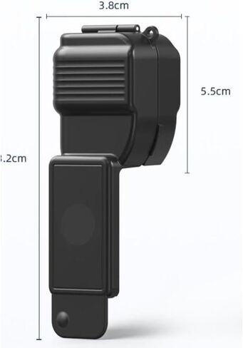 Protective Case for DJI Osmo Pocket 4, 180° Flip Cover Shockproof Shell, Scratch Protection with Visible Charging, Ultra-Light 28g Travel Case for Pocket 4 Accessories in Kuwait