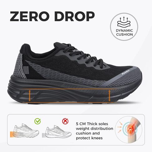 Kyedoo Women's Wide Toe Walking Shoes Running Tennis Sneakers | Wide Toe Box, Comfortable, Cushion, Non-Slip, Athletic Workout Cross Training Sports Fashion Shoes, Breathable, Casual in Kuwait