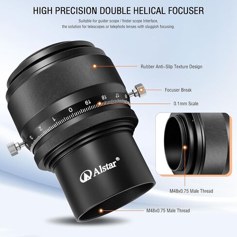 Alstar 2" Helical Micro Focuser - Bundle with - 2 Inch Telescope Moon Filter Kit in Kuwait