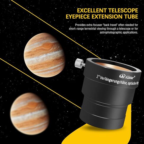Alstar 2" UHC (Ultra High Contrast) Filter - Bundle with - Eyepiece Extension Tube Optical Length 35mm in Kuwait