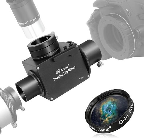 Alstar 1.25" O-III Filter - Bundle with - 1.25 Inch Flip Mirror in Kuwait