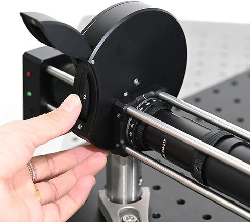 6-Position Filter Wheel Holder, Cage-Type Coaxial Design with Shielding Cover, Holds 6 Optics 1 Inch, Bottom M6 and M4 Threaded Holes, for Optical Viewing Telescopes and Imaging Accessories in Kuwait