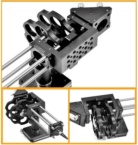 Dual Wheel Filter Wheel Holder, Cage-Type Coaxial Design with M6 Threaded Interface and Sm1 Thread, Accommodates 12 Filters 1in, for Optical Viewing Telescopes and Imaging Accessories in Kuwait