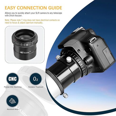 Alstar 2" Narrowband O-III Filter - Bundle with - M42 to 2 inch Telescope Adapter in Kuwait