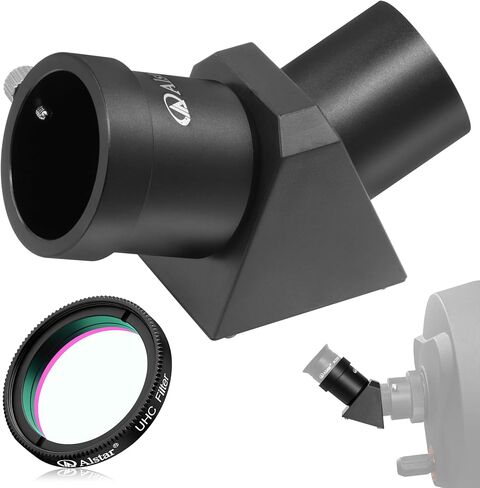 Alstar 1.25" UHC (Ultra High Contrast) Filter - Bundle with - 1.25" 45-Degree Diagonal Prism in Kuwait