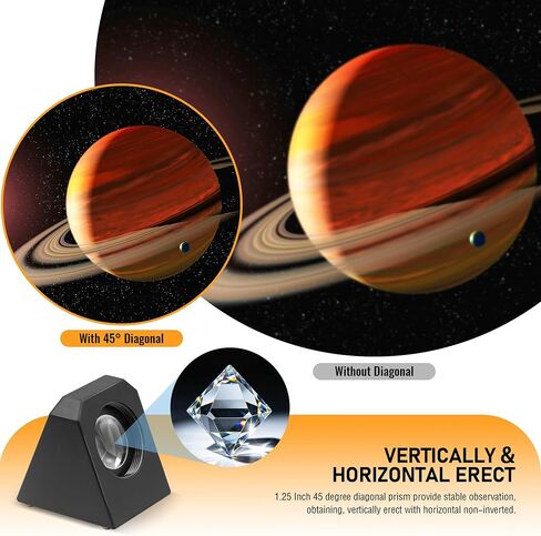 Alstar 1.25" UHC (Ultra High Contrast) Filter - Bundle with - 1.25" 45-Degree Diagonal Prism in Kuwait